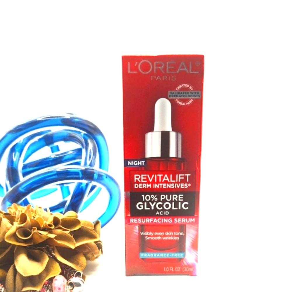 LOreal Revitalift Derm Intensives 10% Pure GLYCOLiC Acid Resurfacing Night Serum